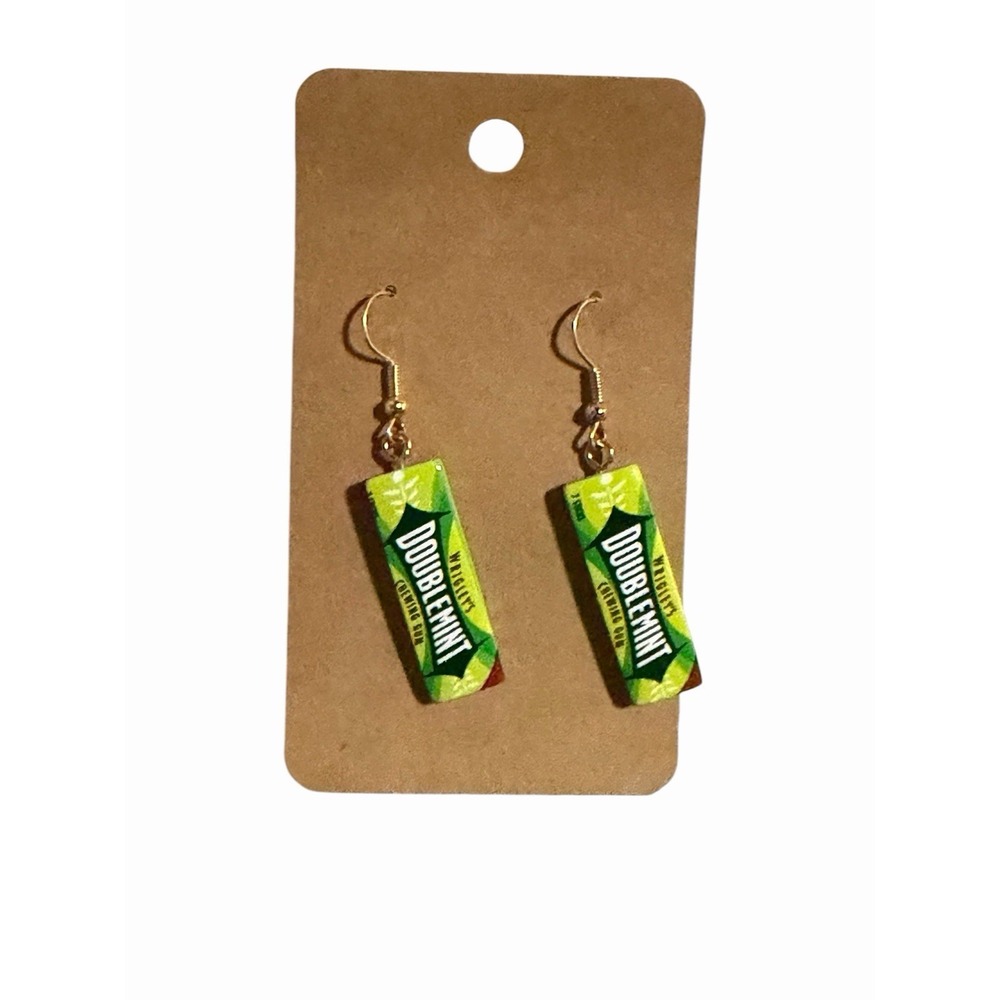 New Novelty Fashion Earrings‎ mint gum